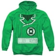 thumbnail image 1 of Green Lantern Guy Gardner Adult Pullover Hoodie Sweatshirt Kelly Green, 1 of 1