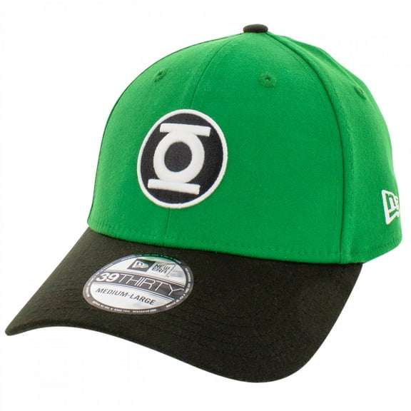 Green Lantern Hal Jordan Symbol 39Thirty Fitted Hat-Medium/Large