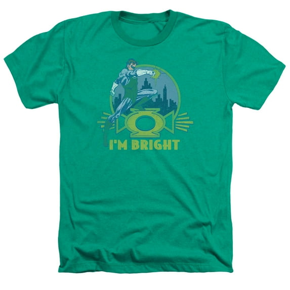 Green Lantern - Im Bright - Heather Short Sleeve Shirt - Medium