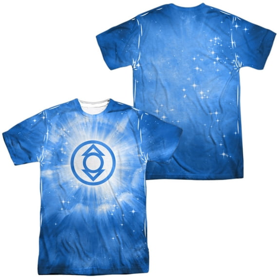 Green Lantern Indigo Energy Unisex Adult Sublimated Costume T Shirt (Front/Back), X-Large