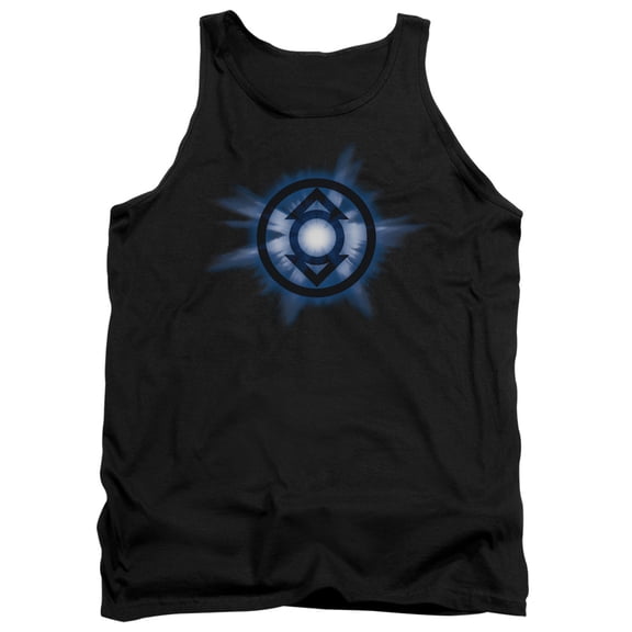 Green Lantern Indigo Glow Adult Tank Top Black