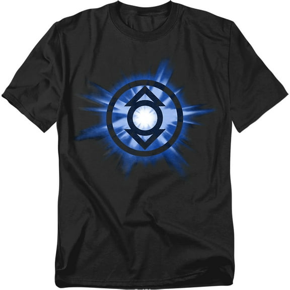 Green Lantern Indigo Glow Mens Short Sleeve Shirt