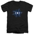 thumbnail image 1 of Green Lantern - Indigo Glow - Slim Fit V Neck Shirt - Small, 1 of 2