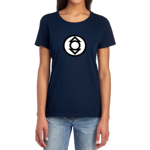 Green Lantern Indigo Tribe Women's T Shirt, Navy, Medium