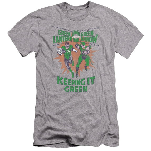 Green Lantern - Keeping It Green - Premium Slim Fit Short Sleeve Shirt - Medium