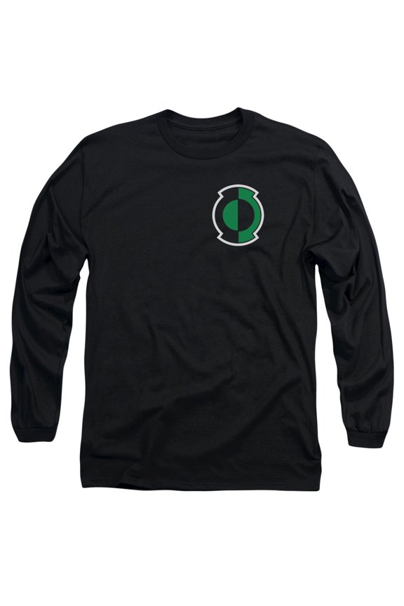 Green Lantern Kyle Logo Long Sleeve Adult 18/1 T-Shirt Black