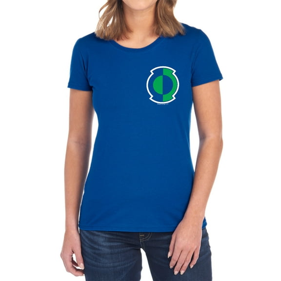 Green Lantern Kyle Logo Women's T Shirt, Royal, X-Large