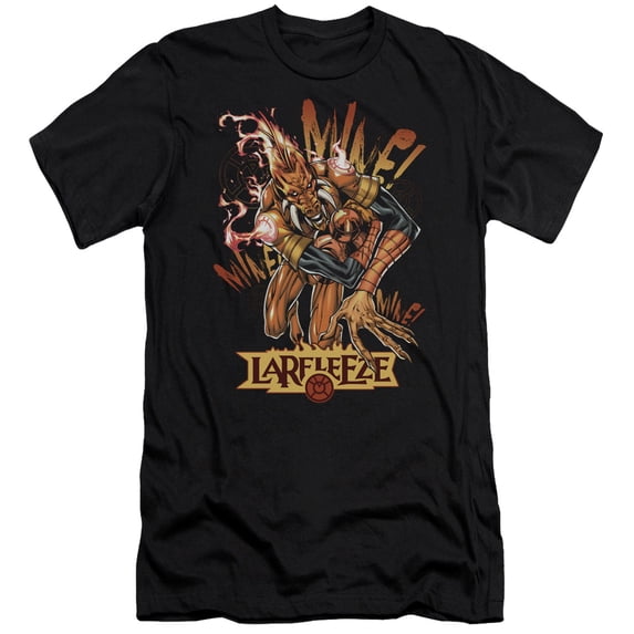 Green Lantern Larfleeze Premium Canvas Adult Slim Fit 30/1 T-Shirt Black