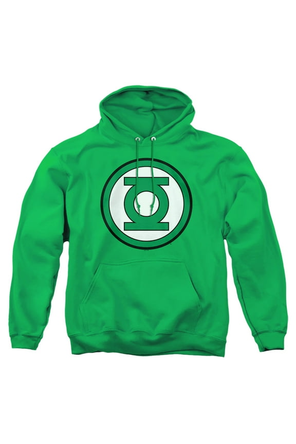 Large Logo Adult Pull-Over Hoodie, Kelly Green, X-Large