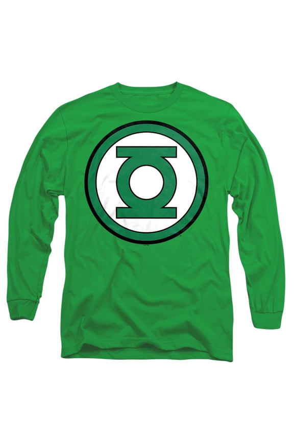 Large Logo Unisex Adult Long-Sleeve T Shirt, Kelly Green, 2X-Large