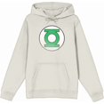 thumbnail image 1 of Green Lantern Logo Adult Sand Long Sleeve Hoodie-Medium, 1 of 7