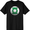 thumbnail image 1 of Green Lantern Logo Men's Black Crew Neck Short Sleeve Tee-Large, 1 of 6