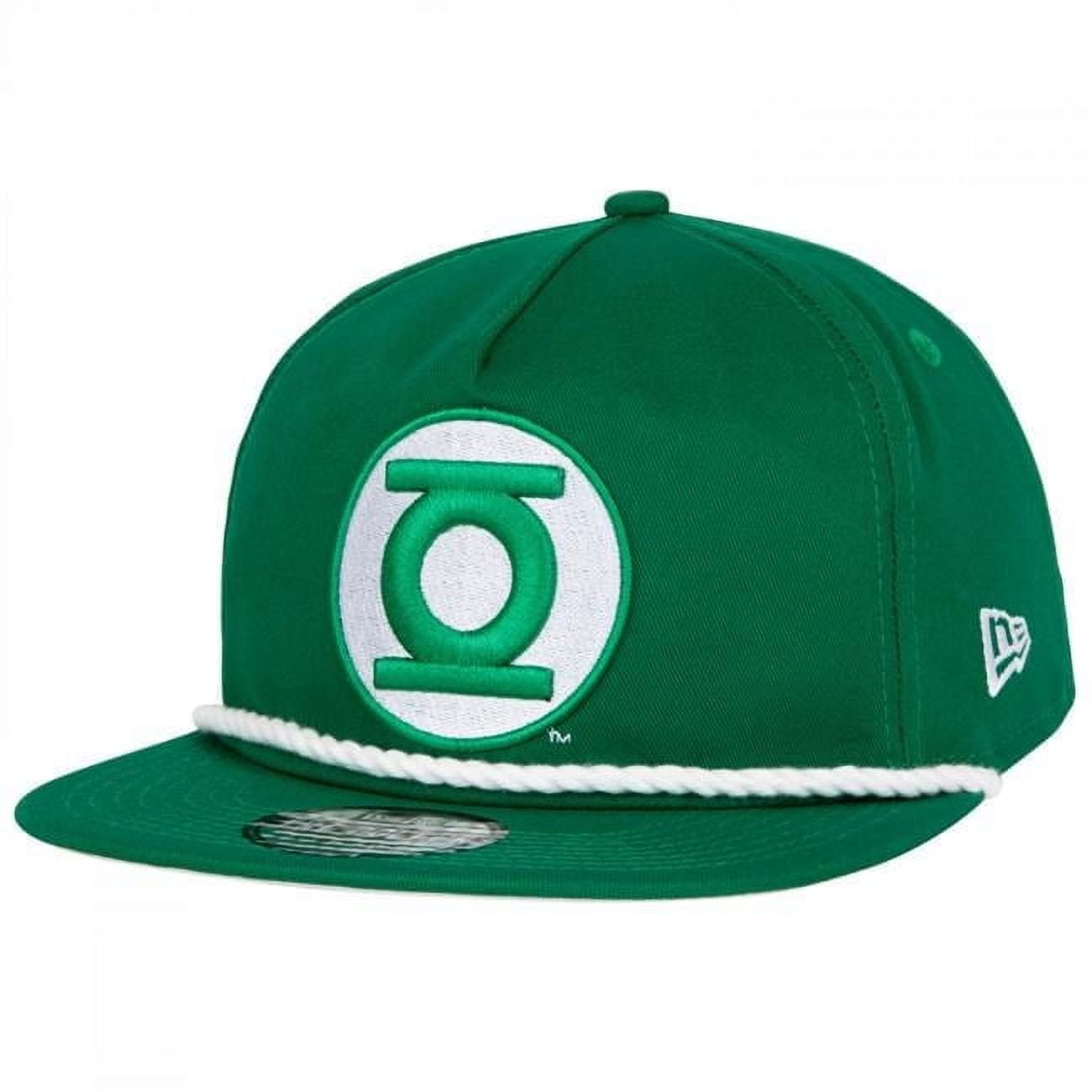 Green Lantern Logo New Era Adjustable Golfer Rope Hat