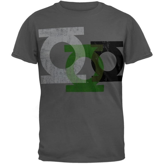 Green Lantern - Logo Repeat Four Soft T-Shirt - Small