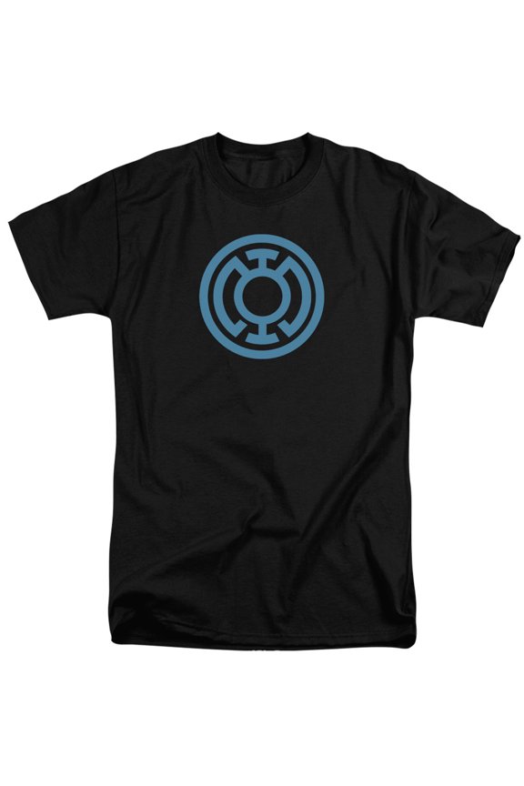 Green Lantern - Lt Blue Emblem - Tall Fit Short Sleeve Shirt - X-Large