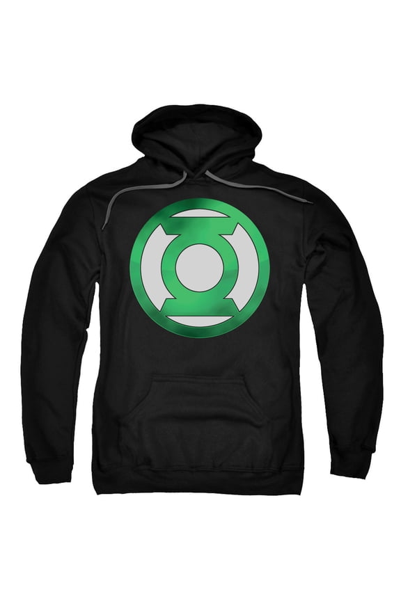 Men's Green Chrome Logo Hooded Sweatshirt XXX-Large Black