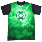 Green Lantern Mens Green Energy Sublimation T-shirt White