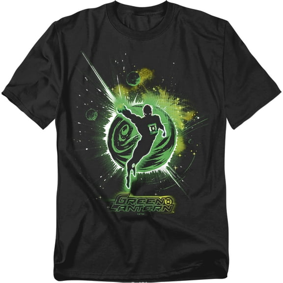 Green Lantern Men's  Shadow Lantern T-shirt Black