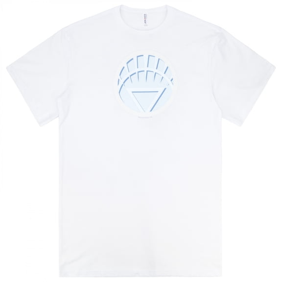Green Lantern Men's White Lantern Logo T-shirt White