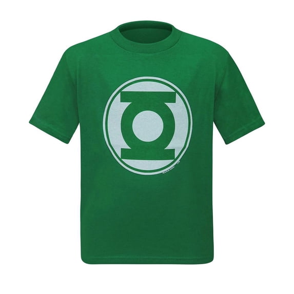 Green Lantern Modern Symbol Kids T-Shirt-Small (7-8)