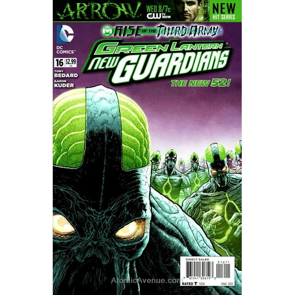 Green Lantern: New Guardians #16 VF ; DC Comic Book