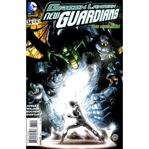 Green Lantern: New Guardians #34 VF ; DC Comic Book