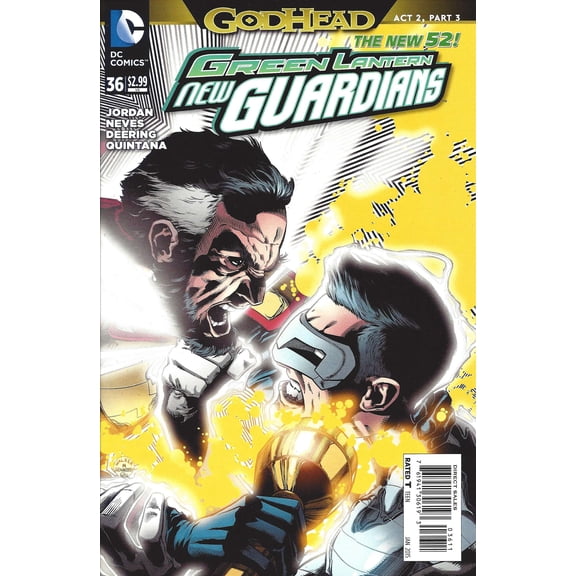 Green Lantern: New Guardians #36 VF ; DC Comic Book