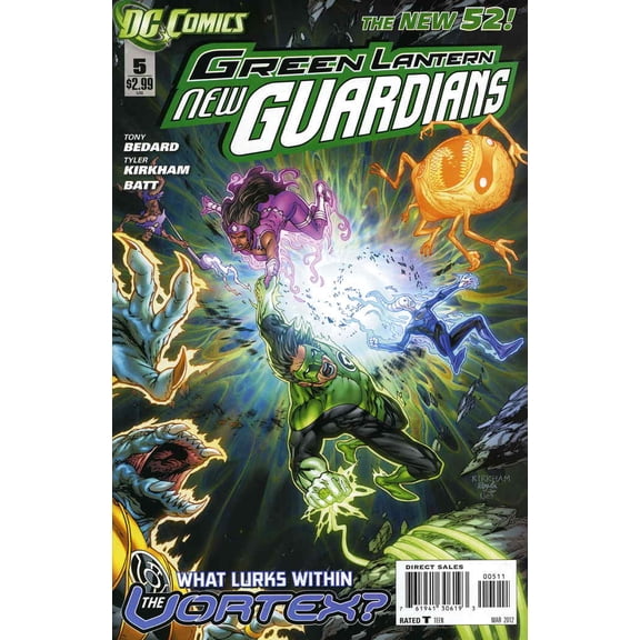 Green Lantern: New Guardians #5 VF ; DC Comic Book