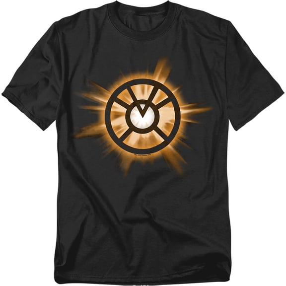 Green Lantern Orange Glow Mens Short Sleeve Shirt