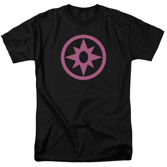 Green Lantern Men's Pink Emblem T-shirt Black