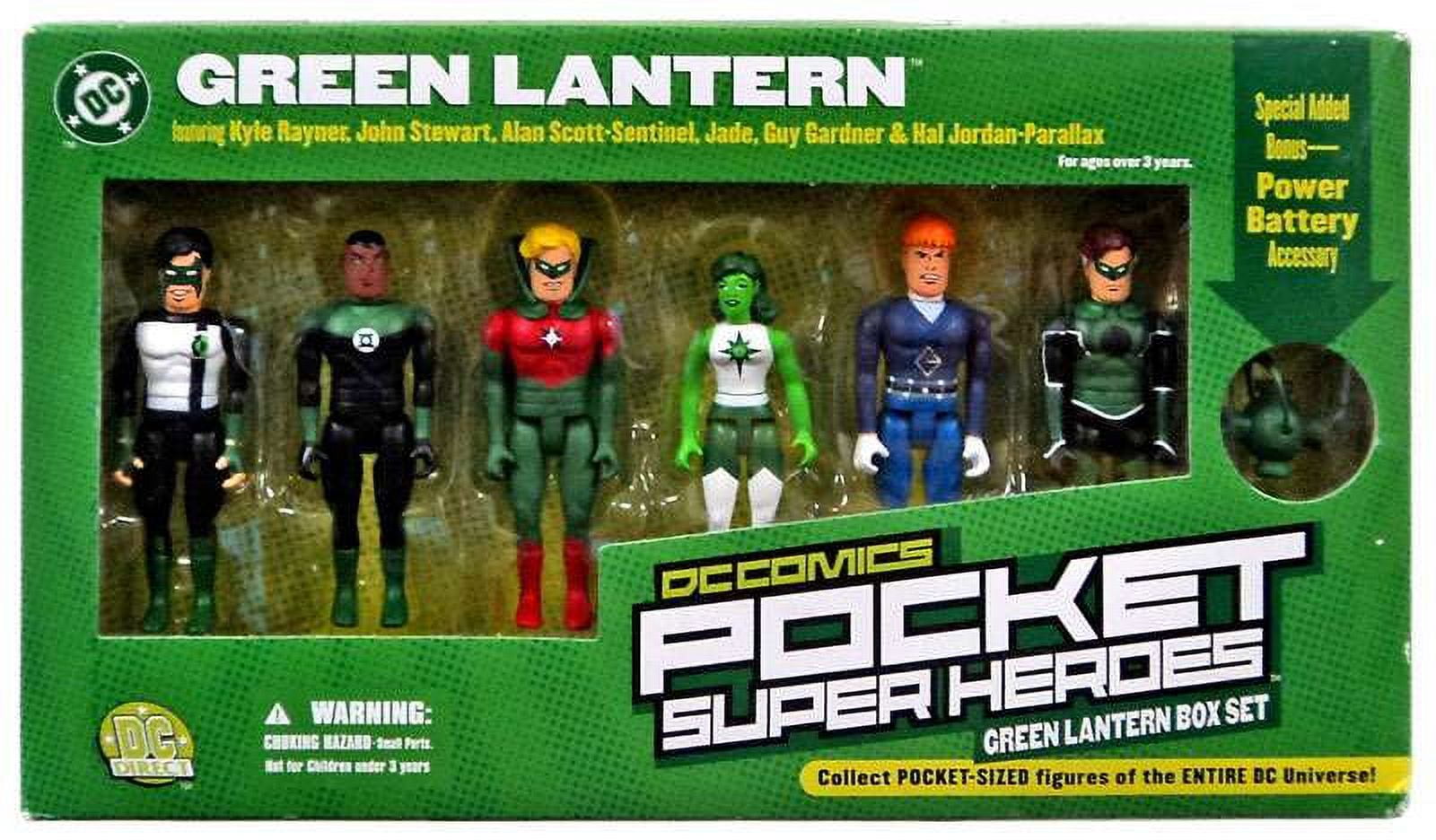 アメコミ Green lantern set Green Lantern Pocket Super Heroes Kyle Rayner, Jade, Guy Gardner