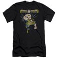 thumbnail image 1 of Green Lantern Powerful S/S Adult 30/1 T-Shirt Black, 1 of 1