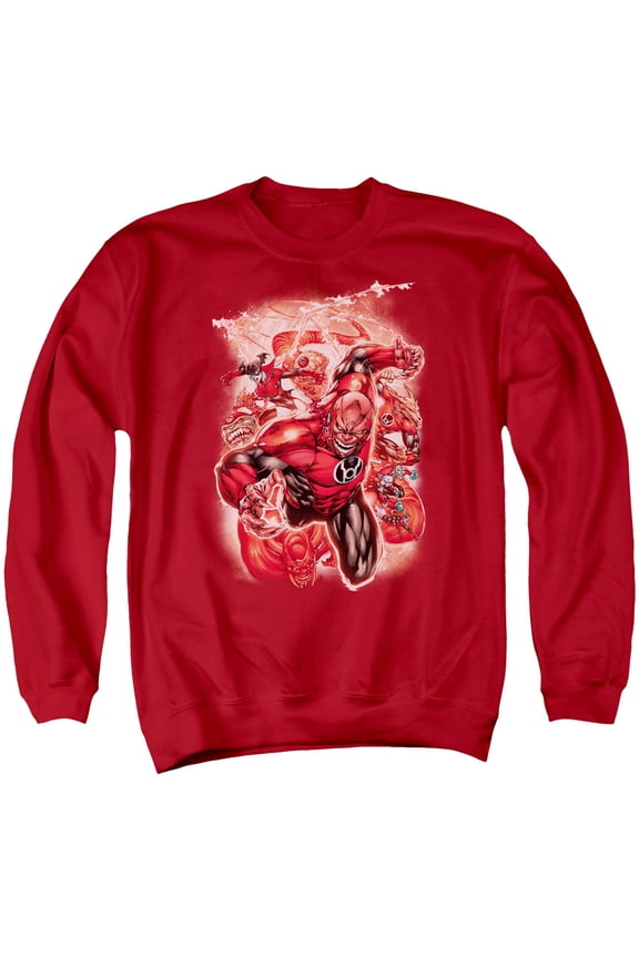 Green Lantern/Red Lanterns #1 Adult Crewneck Sweatshirt Red