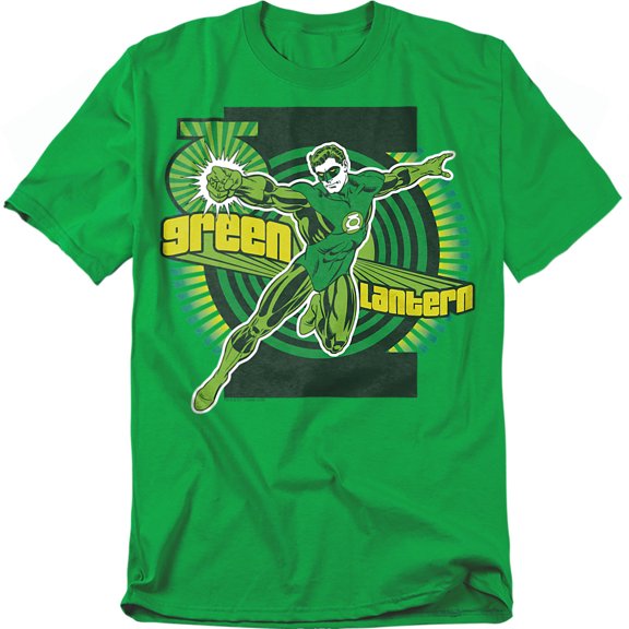 Green Lantern Retro Mod T-Shirt-Men's XLarge