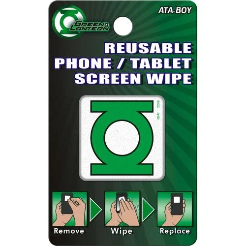 Green Lantern Reusable Phone/Tablet Screen Wipe