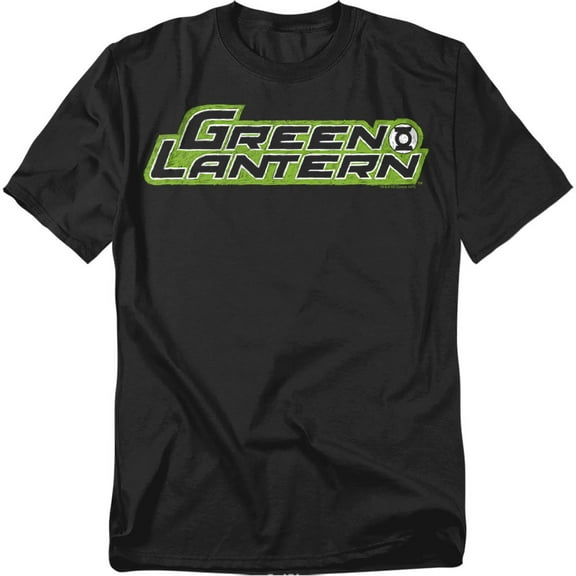 Green Lantern Scribble Title Mens Short Sleeve Shirt