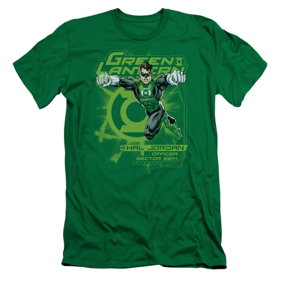 Green Lantern Sector 2814 Mens Slim Fit Shirt
