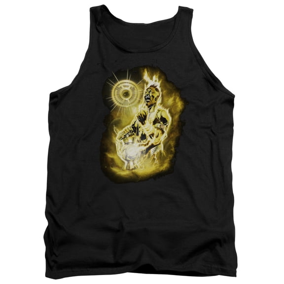 Green Lantern Sinestro Nebula Adult Tank Top Black