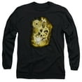 thumbnail image 1 of Green Lantern Sinestro Nebula Long Sleeve Adult 18/1 T-Shirt Black, 1 of 1