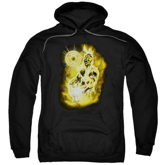 Green Lantern Men's Sinestro Nebula Hooded Sweatshirt Black