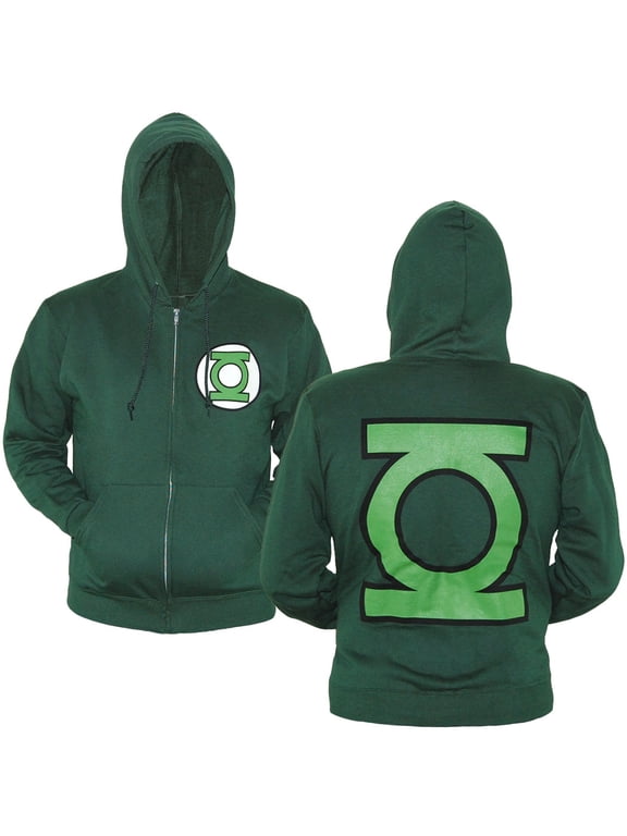 Green Lantern Symbol Zip-Up Hoodie