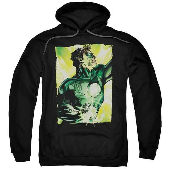 Green Lantern Up Up Mens Pullover Hoodie