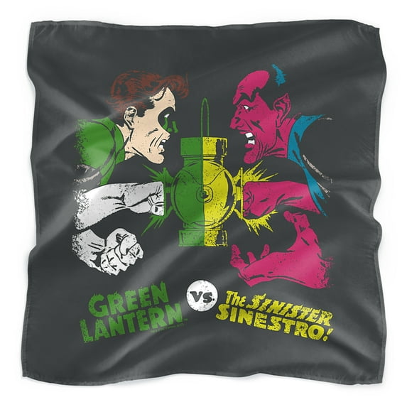 Green Lantern Vs Sinestro Bandana (21 in x 21 in)