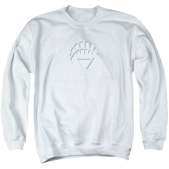 Green Lantern - White Lantern Logo - Crewneck Sweatshirt - Large