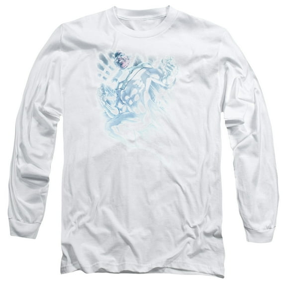 Green Lantern White Lantern Sinestro Long Sleeve Adult 18/1 T-Shirt White
