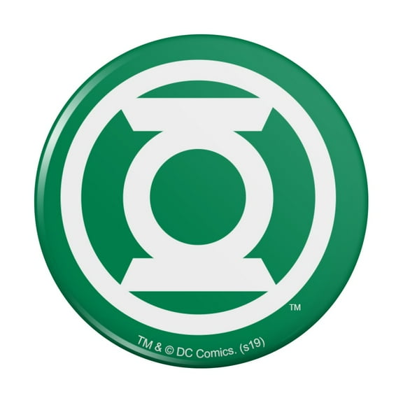Green Lantern White Logo Pinback Button Pin