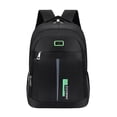 thumbnail image 1 of Green Laptop Backpack, Water Resistant Travel Daypack, Office School Computer Bag, 1 of 9