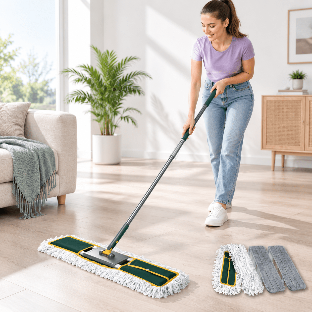 Meat Mop Green Large 36