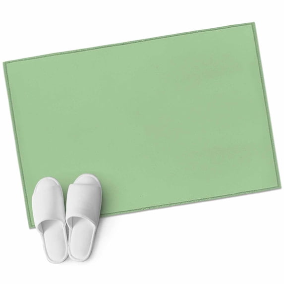Green Large Area Rugs for Bedroom Living Room, Soft Non Slip Carpet Bedside Rug, Minimalist Solid Color Modern Abstract Rectangular Floor Cover Kitchen Accent Rug 2'x3' for Dining Room/Office
