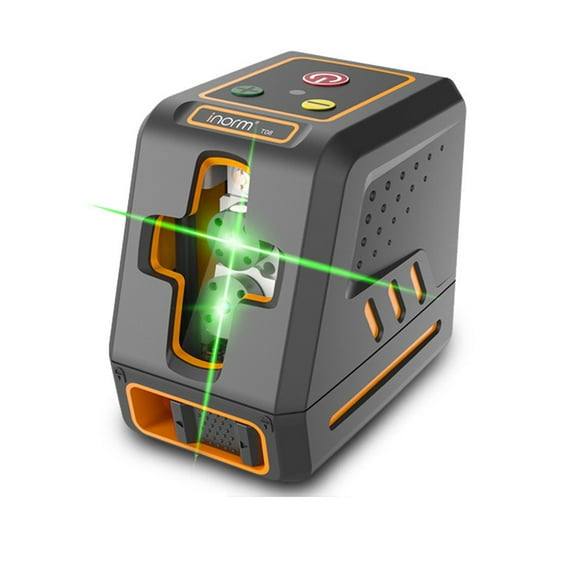 Green Laser Level 2 Line 100FT with Dual Module LD Transmitter,Automatic leveling,German Osram Light Source,Horizontal/Vertical/Cross Line,Remote Pulse Mode,Vertical Line Across Zenith,Line Laser